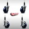 Service Caster 3.5'' SS Solid Poly Wheel Swivel 1'' Expanding Stem Caster Set 2 Brakes, 4PK SCC-SSEX20S3514-SPUS-2-TLB-2-1 - alternate 5